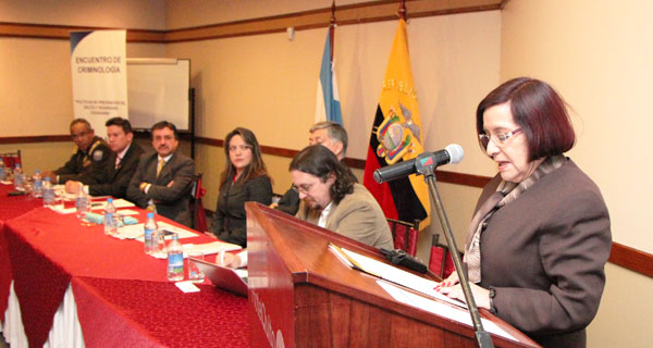 inauguracion-seminario-criminologia, fiscalia-Ecuador