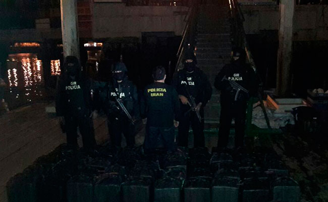 Fiscalía dirigió operativo que permitió incautación de 1,1 toneladas de cocaína en El Oro