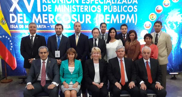 Fiscal General participa en la Reunión Especializada del Mercosur