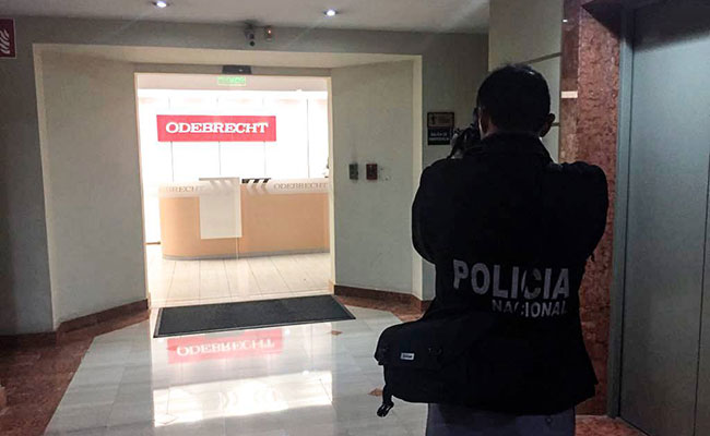 Fiscalía realiza reconocimiento de oficinas Odebrecht y Suite privada en Quito por caso Odebrecht