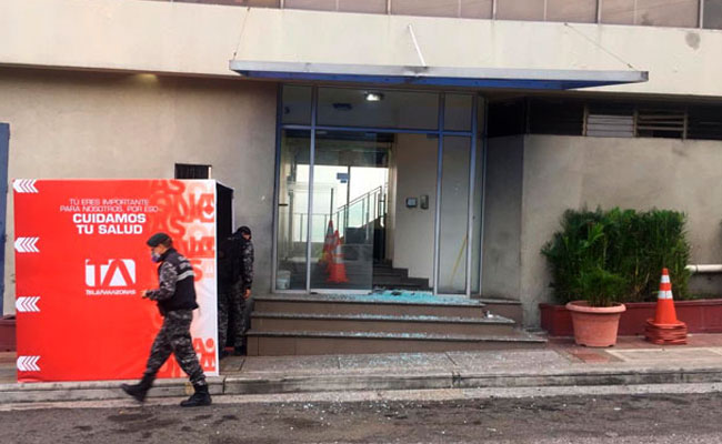 Caso Teleamazonas: Fiscalía procesó a 6 personas por daño a bien ajeno con uso de explosivos