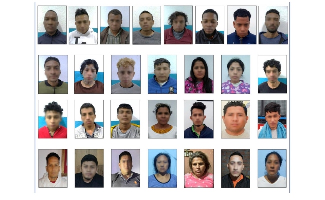 Imagen de boletín: Fiscalía procesa a 30 personas por presunta delincuencia organizada
